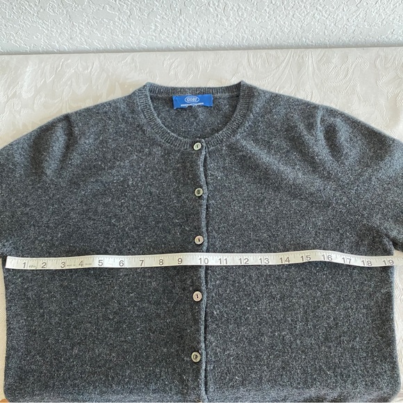Gobi Cashmere Crew Neck Cardigan - Picture 6 of 14